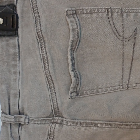 American Eagle Outfitters Light Gray Curvy Jeggings - Picture 5 of 9